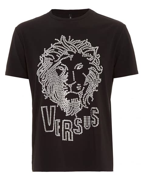 mens versus versace lion t shirt|Versace Versus Lion head T.